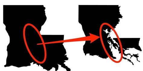 Every Map Of Louisiana Is A Lie Business Insider