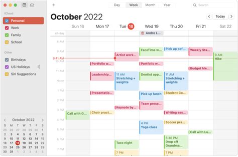 Calendar User Guide For Mac Apple Support