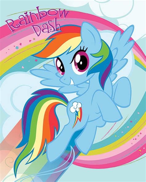 My Little Pony Rainbow Dash Poster Sold At
