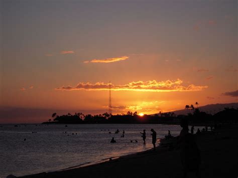 Sunset At Ala Moana Beach Park Smithsonian Photo Contest