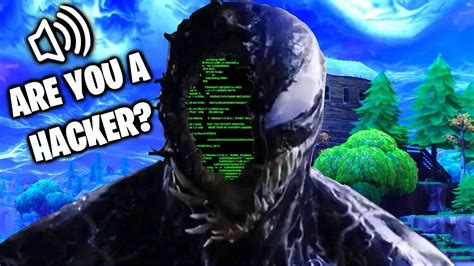 I Hack Squad As Venom In Fortnite Venom Plays Fortnite Venom Voice