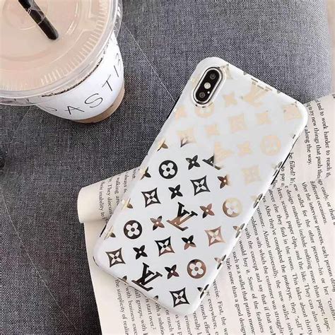 Louis Vuitton Style Monogram Electroplating Glossy Tpu Silicone