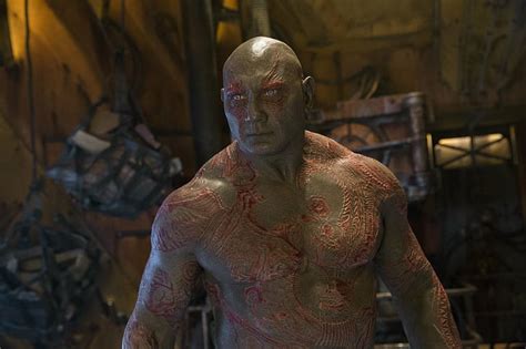 영화 은하계의 수호자 Vol2 Dave Bautista Drax The Destroyer Hd 배경 화면