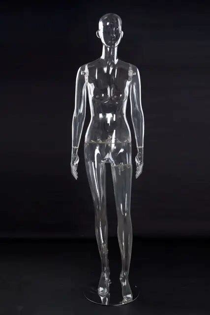 Fashionable Style Female Full Body Mannequin Clear Female Mannequin