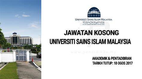 Universiti sains islam malaysia (usim) adalah sebuah universiti awam yang bertekad untuk menjadi sebuah pusat rujukan serantau dalam integrasi naqli. Iklan Jawatan Kosong Universiti Sains Islam Malaysia USIM 2017