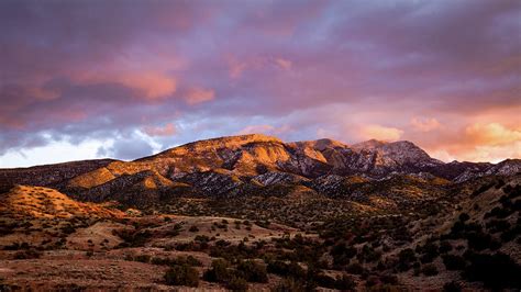Sandia Mountains Sunset Photograph By Howard Holley