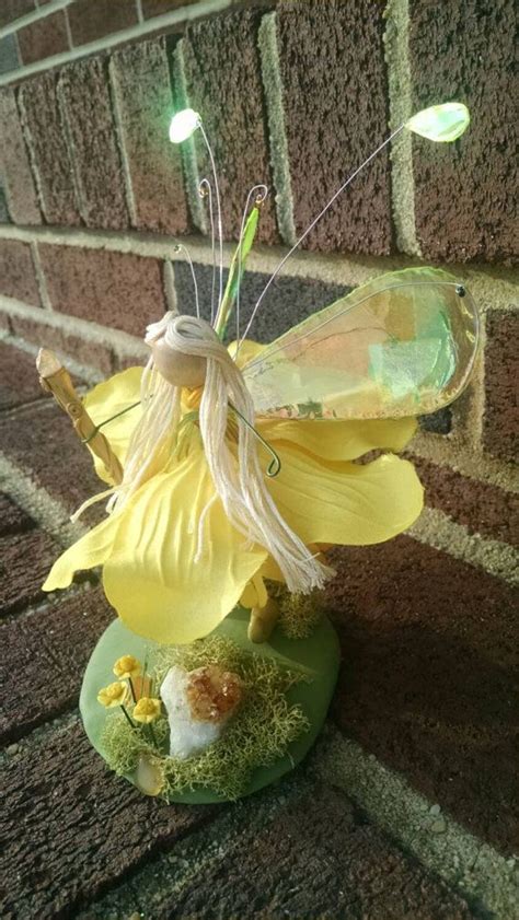Hand Made Ooak Daffodil Faerie Fairy Spring Summer Pixie Etsy