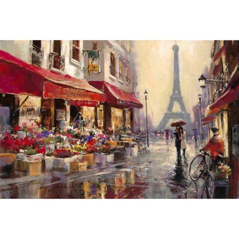 High Quality Handmade Oil Painting On Canvas April In Paris Brent