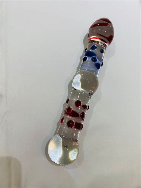 New Large Quality Glass Dildo With Bumps Bdsm Adult Sex Toy Etsy