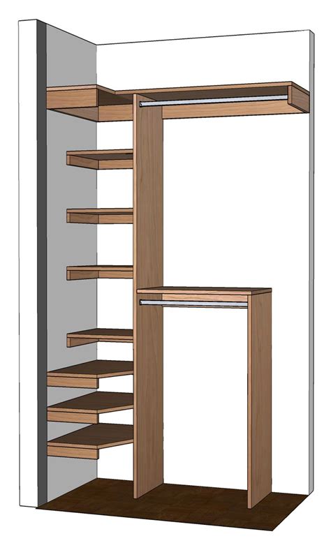 Diy portable closet organizer (pdf plan) $ 5.00. Small Closet Organization | DIY Small Closet Organizer ...