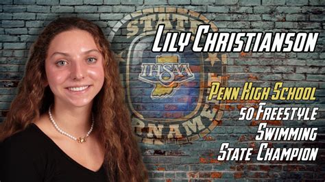 Girls Swimming Lily Christianson Repeats As State Champion The Pennant