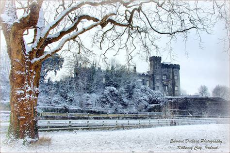 Kilkenny Castle In The Snow Edward Dullard Photography Kilkenny