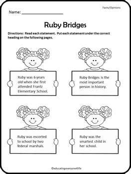 Depending on what age your classroom is, they may not understand the concept of time, but tell them the dates anyhow. Ruby Bridges | Teaching, National women's history month ...