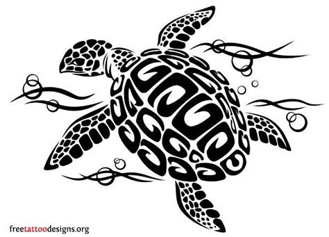 Hawaiian Tribal Turtle Tattoo Designs Tats Pinterest