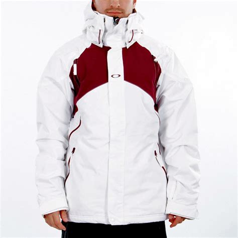 Oakley Goods Insulated Jacket Snowboard Ski Jacket Xl White