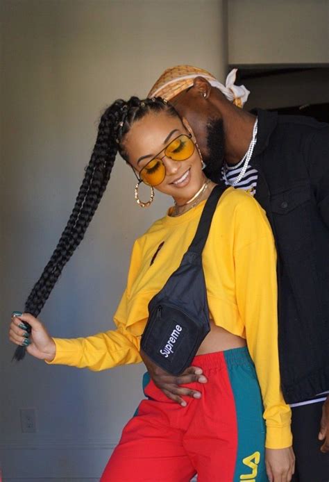 Instagram Baddie Couple Goals Interpersonal Relationship Black Young