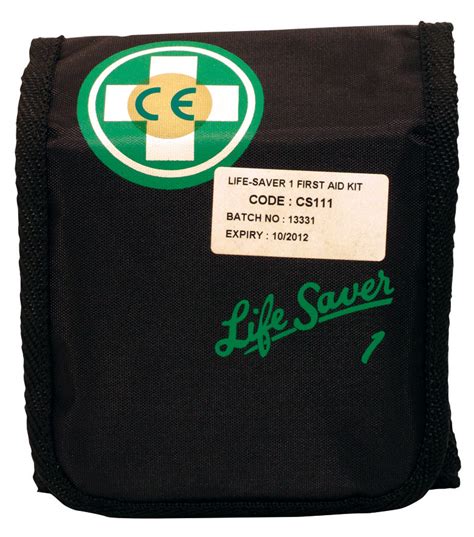 Bushcraft Lifesaver First Aid Kit Black