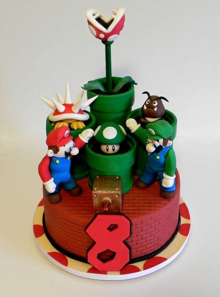 While baking the cake and waiting for them to cool, i went ahead and made all of my fondant. 108 best images about Super Mario Cakes on Pinterest | Super mario bros, Super mario birthday ...