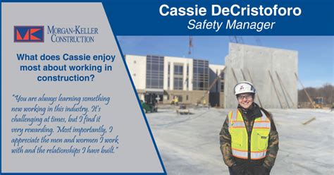 Women In Construction Week Cassie Decristoforo Safety Manager