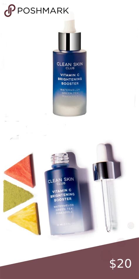 Nwt Clean Skin Club Vitamin C Brightening Booster In 2020 Clean Skin