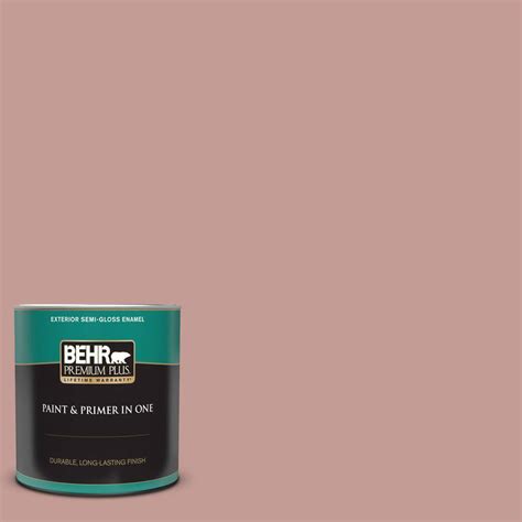 Behr Premium Plus 1 Qt S170 4 Retro Pink Semi Gloss Enamel Exterior