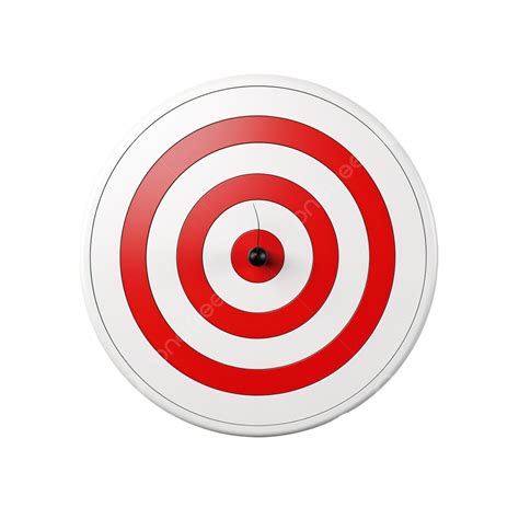 Realistic Target 3d Rendered Symbol Success Competition Target Png