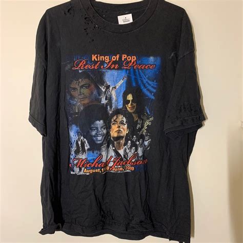 Michael Jackson Memorial Vintage T Shirt On Mercari In T Shirt