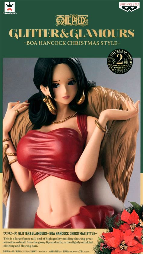 One Piece Glitter And Glamours Boa Hancock Christmas Style Red