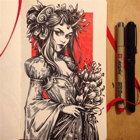 Maria Dimova Marydimary On Instagram Inktober Day 3 Sketch A