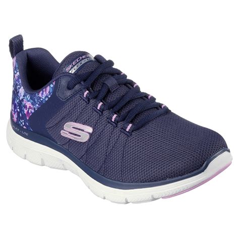 Skechers Flex Appeal 4 Trainers Ladies Marineblåmulti Denmark