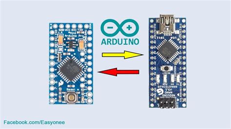 How To Program Arduino Pro Mini With Arduino Nano YouTube