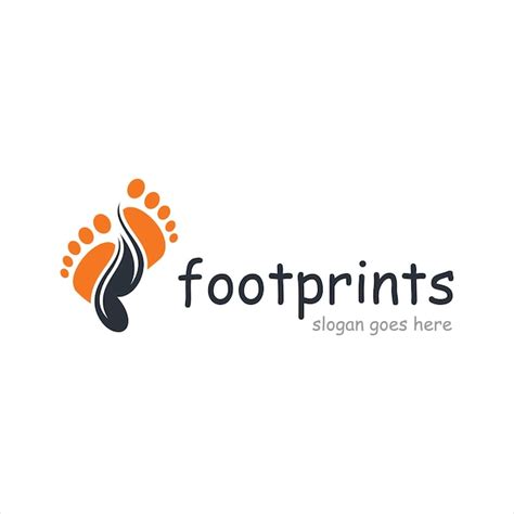 Premium Vector Footprints Creative Logo Design Vector