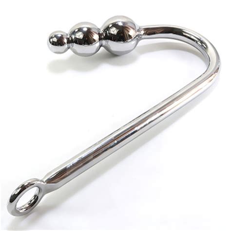 Stainless Steel Anal Hook With 3 Ball Anal Hook Cleek Rope Hook Adult Free Hot Nude Porn Pic