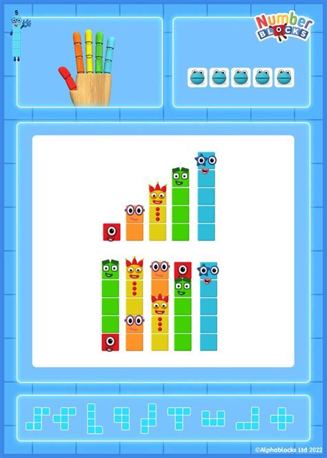 Mi15 Fact File All About Numberblock Five Learn To Count Learn To