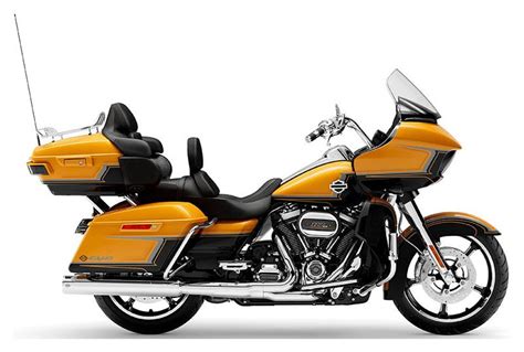 new 2022 harley davidson cvo™ road glide® limited hightail yellow pearl specs price photos