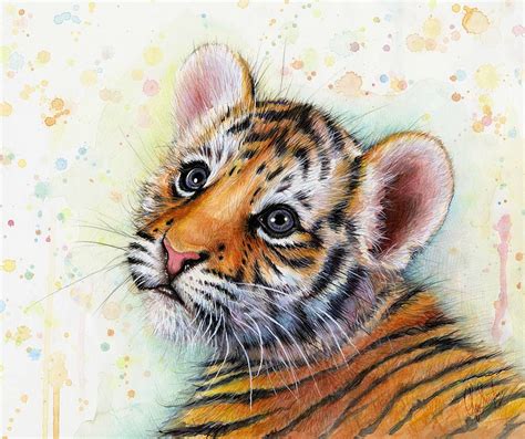 Water Color Animal Painting ~ Easy Crafts Ideas To Make