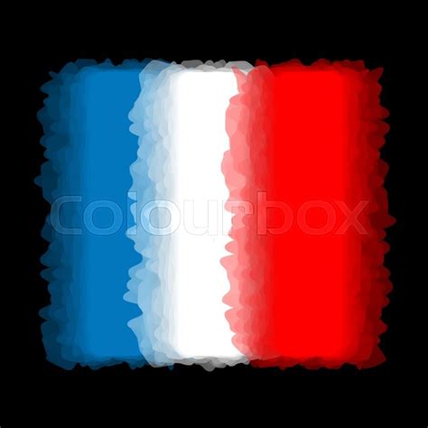 Flag Of France French Flag With Stock Vector Colourbox