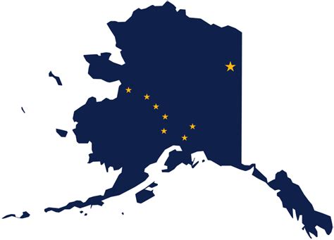 Fileflag Map Of Alaskasvg