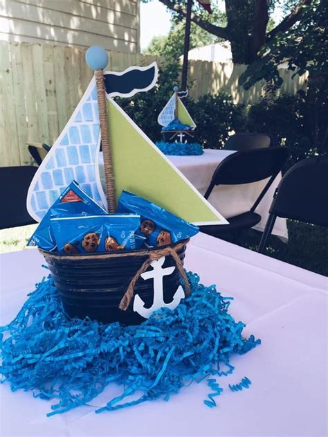 Pin De Dona Finocchio En Baby Boy Baby Shower Con Temática Náutica