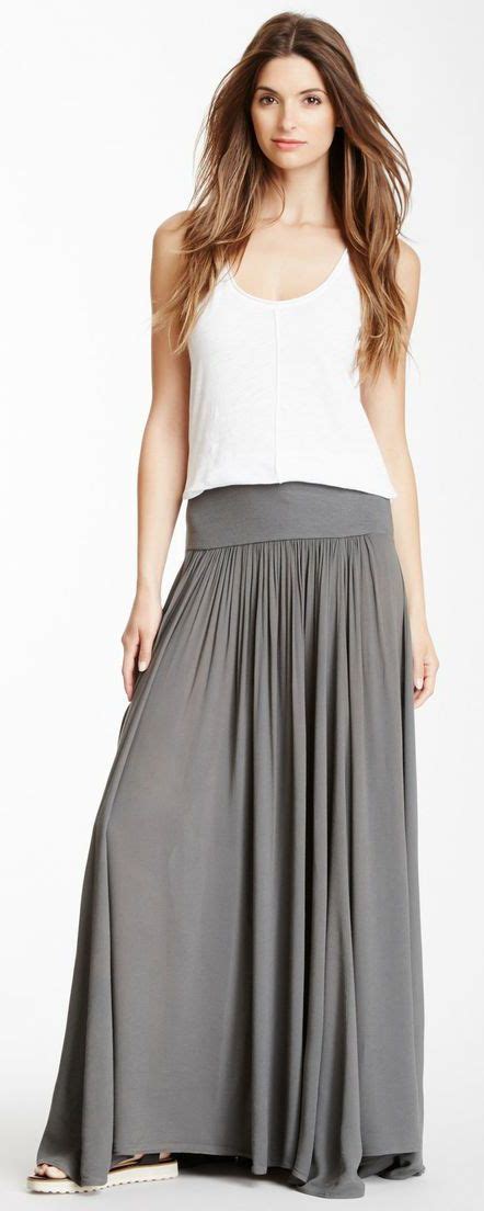 120 Best Grey Maxi Skirt Ideas Grey Maxi Skirts Maxi Skirt Fashion
