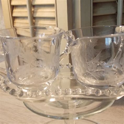 Vintage Candlewick Glassware Etsy