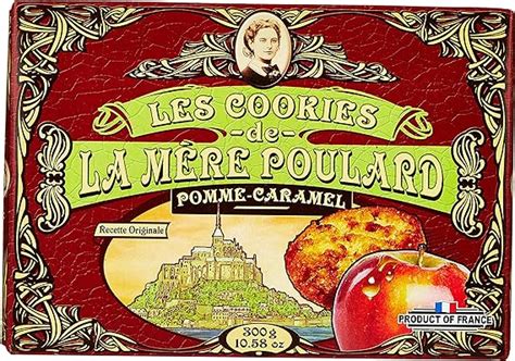 La Mère Poulard Boîte Carton Collector Cookies Pomme Caramel 300 G Amazonfr Epicerie