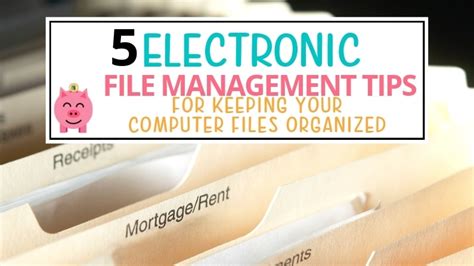 5 Electronic File Management Tips To Keep Your Computer Organized