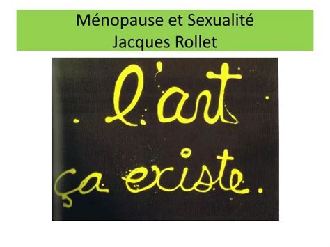 PPT Ménopause et Sexualité Jacques Rollet PowerPoint Presentation
