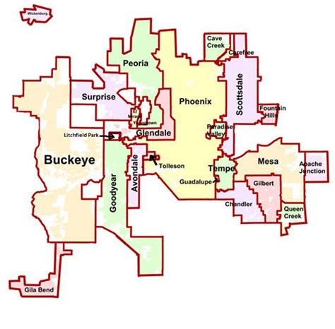 Maricopa County Zip Code Map Map 2023