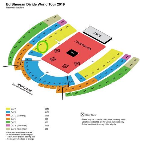 Singapore National Stadium Seating Plan Concert Elcho Table