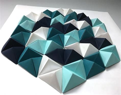 Triangle Geometric Paper Wall Art Paper Wall Art Diy Diy Art Paper