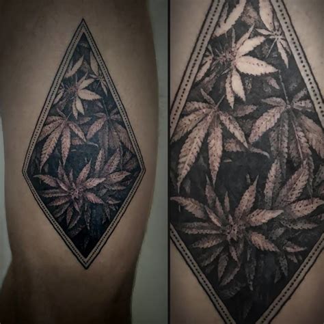 Relaxing Dotwork By Stefano Oldrini Swed Weed Tattoo Tattoos
