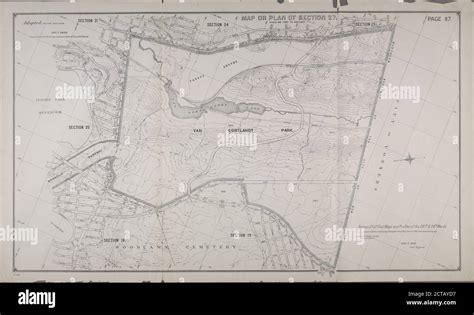 Map Or Plan Of Section 27 Bounded By Broadway Van Cortlandt Park