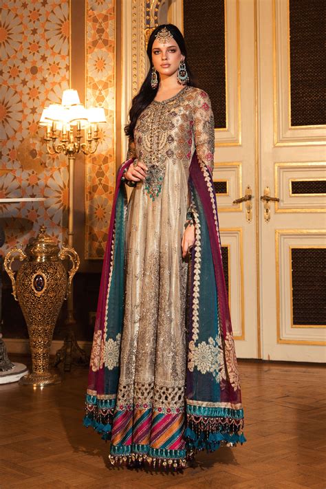 Maria B Embroidered Formal Winter Dresses Collection 5